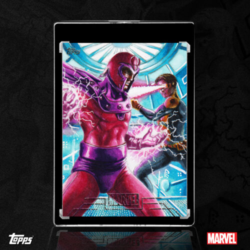 Magneto vs. Cyclops Sketch Card by Duke