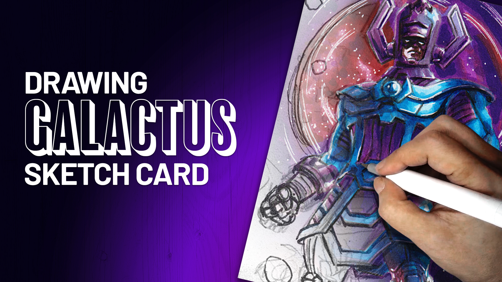 Galactus Sketch Card by Duke