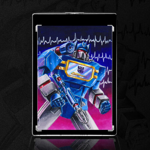 Soundwave Sketch Card by Duke