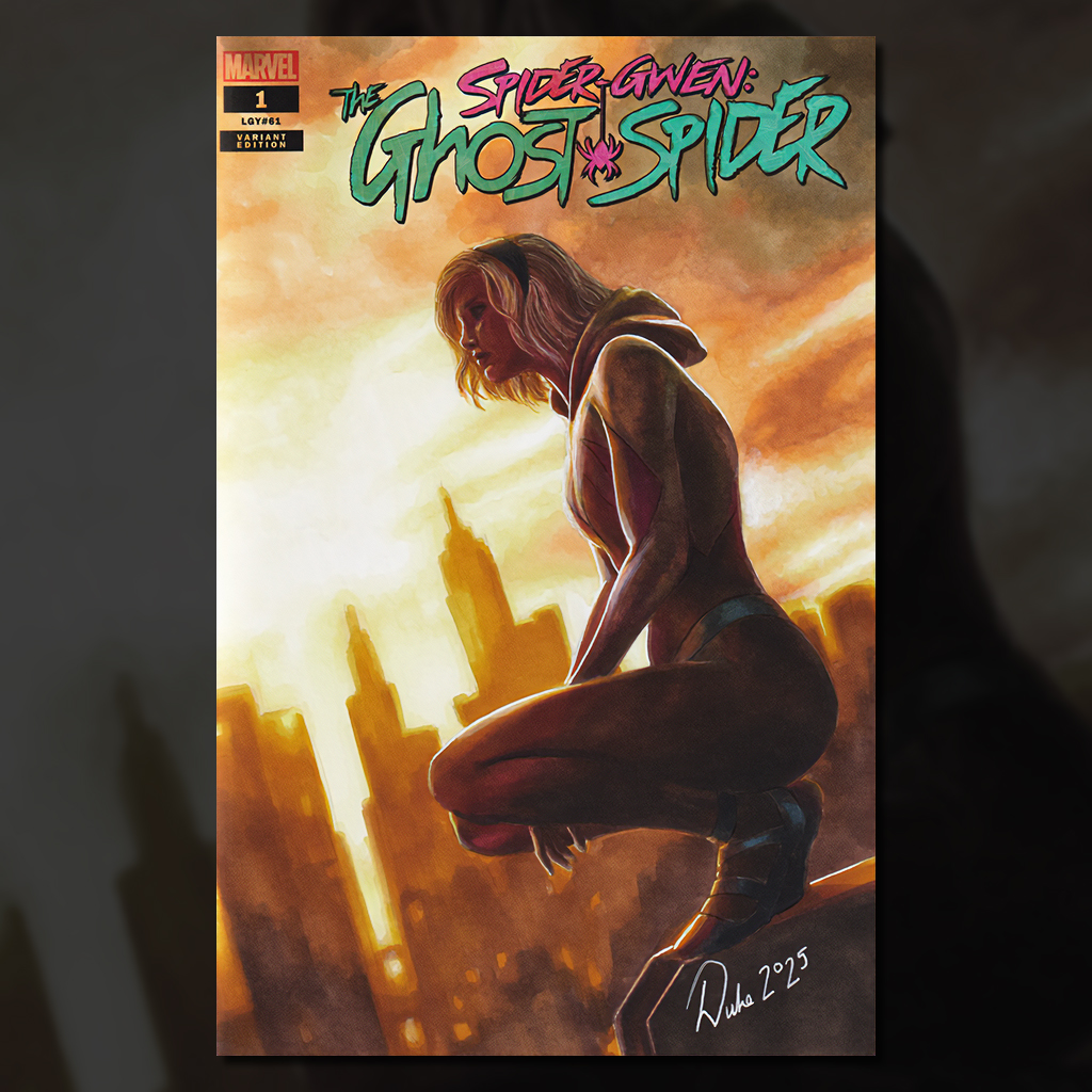Spider-Gwen Ghost-Spider Sketch Cover by Duke