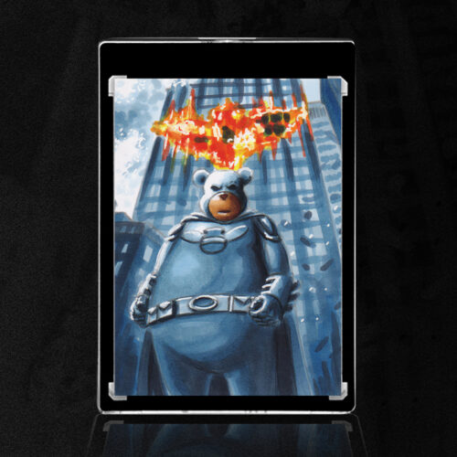 The Dark Knight Winnie the Pooh Sketch Card by Duke