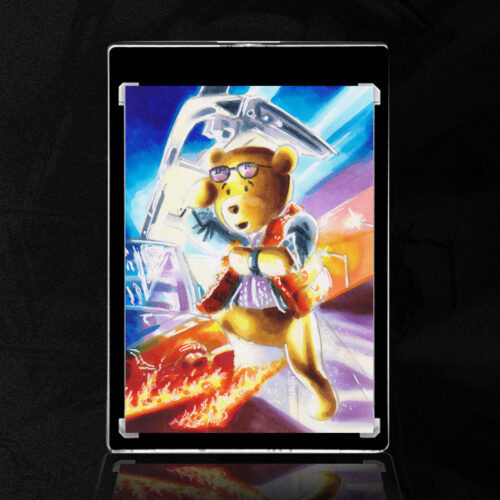 Back to the Future Winnie the Pooh Sketch Card by Duke