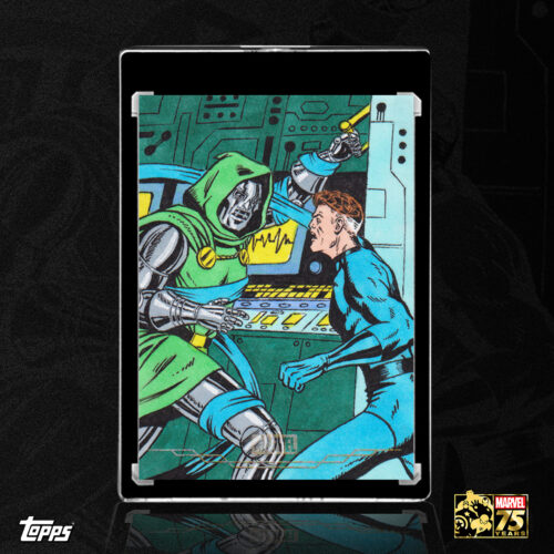 2025 Marvel Comic Book Heroes: Golden Anniversary Doctor Doom vs. Mister Fantastic Sketch Card by Duke
