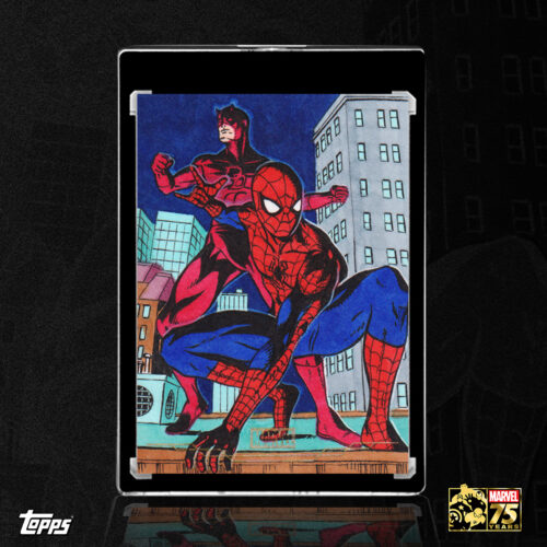 2025 Marvel Comic Book Heroes: Golden Anniversary Spider-Man and DareDevil Sketch Card by Duke