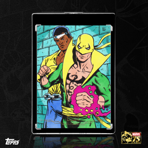 2025 Marvel Comic Book Heroes: Golden Anniversary Power Man and Iron Fist Sketch Card by Duke