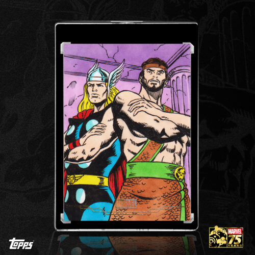 2025 Marvel Comic Book Heroes: Golden Anniversary Thor and Hercules Sketch Card by Duke