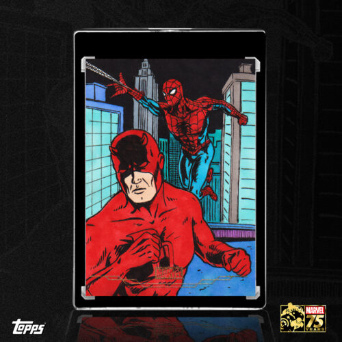 2025 Marvel Comic Book Heroes: Golden Anniversary Spider-Man and Daredevil Sketch Card by Duke