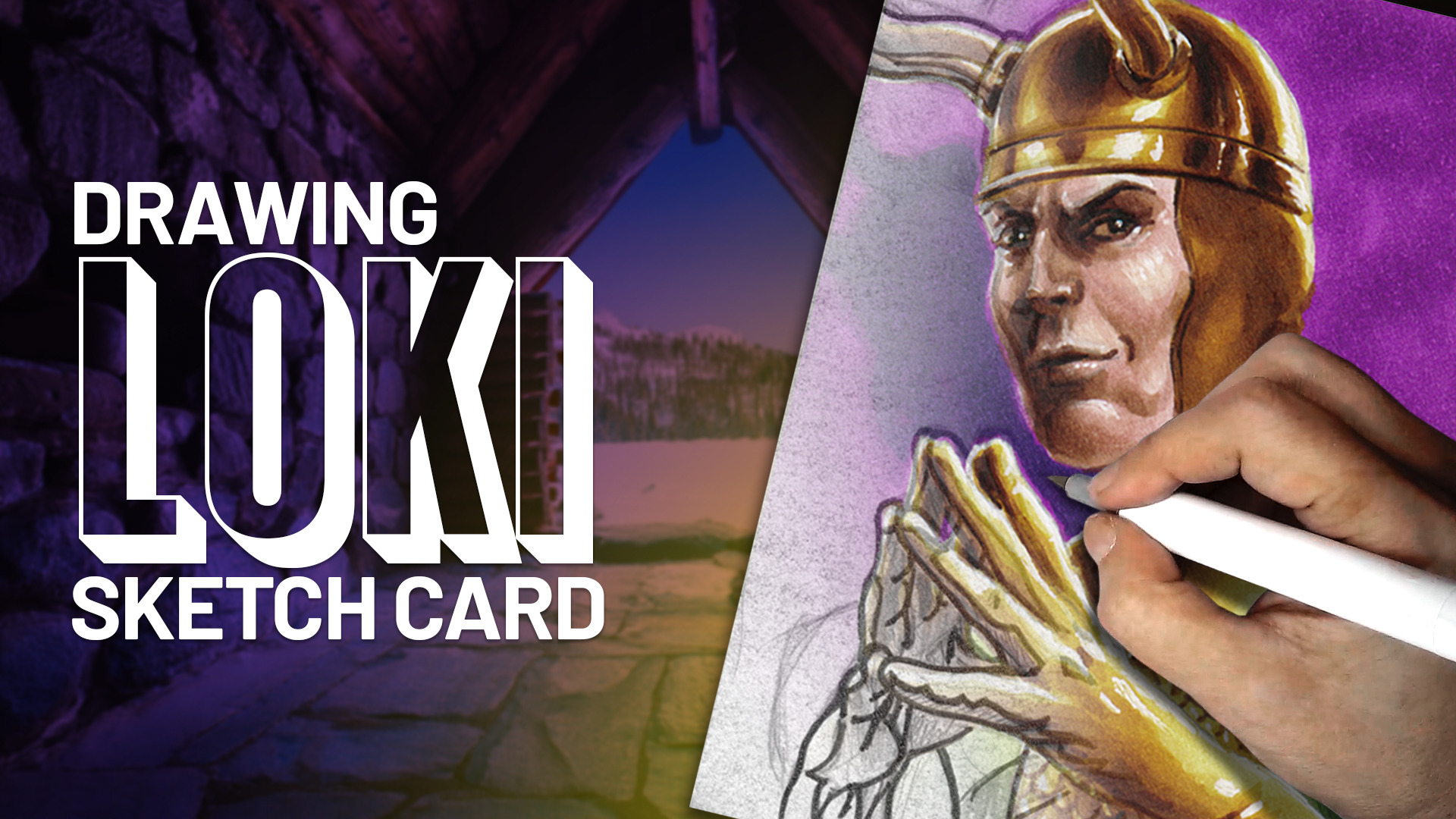 Loki Sketch Card by Duke