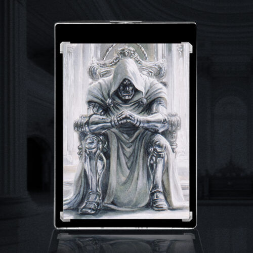 God Emperor Doom Sketch Card by Duke