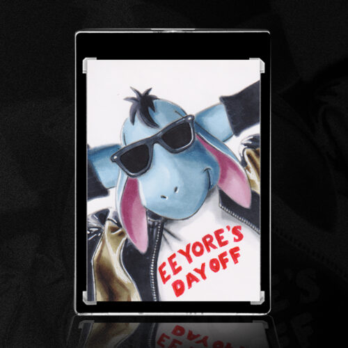 Eeyore's Day Off Winnie the Pooh Sketch Card by Duke