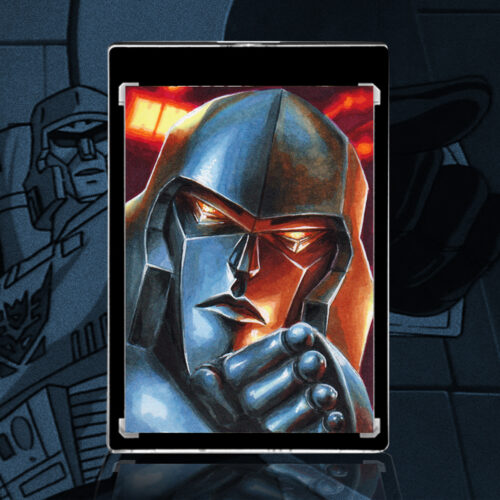 Megatron Sketch Card by Duke