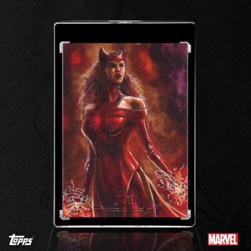 The Scarlet Witch Sketch Card by Duke
