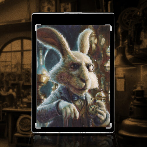 The White Rabbit Sketch Card by Duke