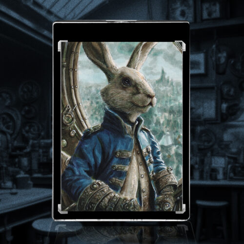 The White Rabbit Sketch Card by Duke