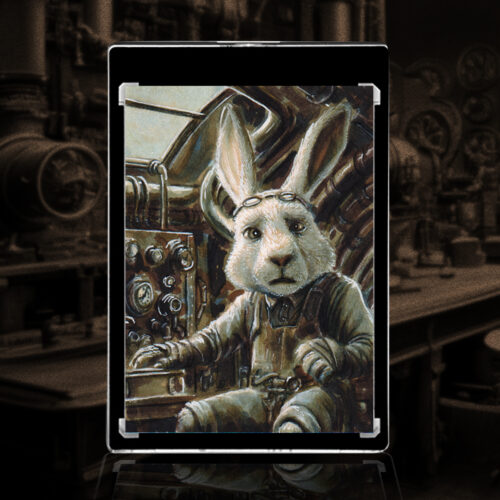 The White Rabbit Sketch Card by Duke