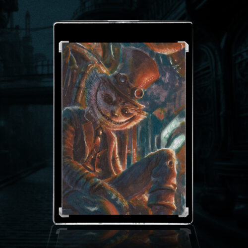 The Cheshire Cat Sketch Card by Duke