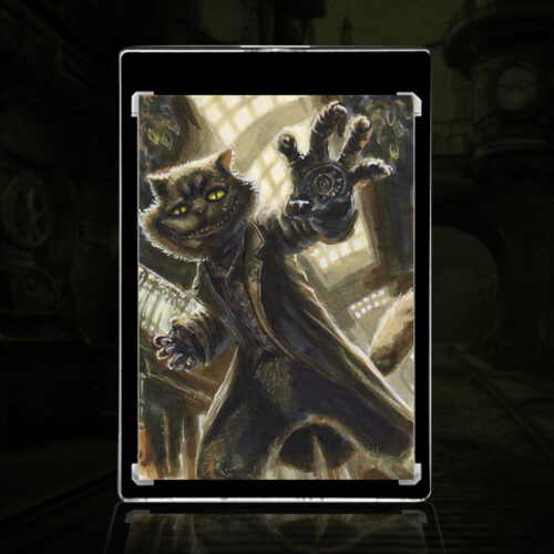 The Cheshire Cat Sketch Card by Duke