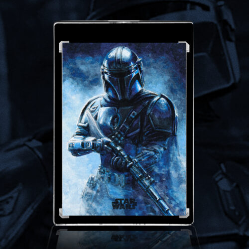 The Mandalorian Sketch Card by Duke