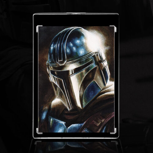 The Mandalorian Sketch Card by Duke