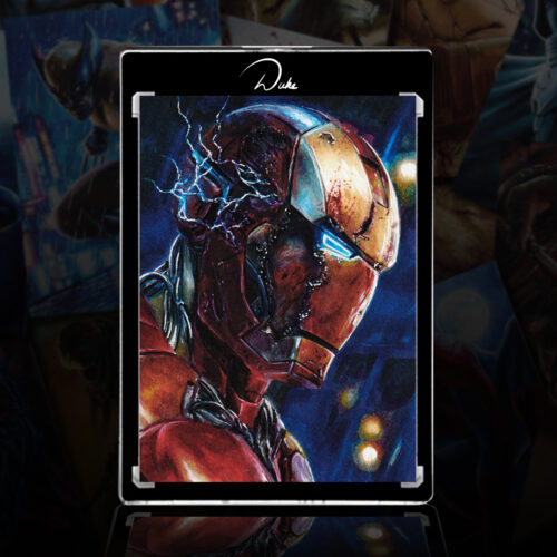 Iron Man Sketch Card by Duke