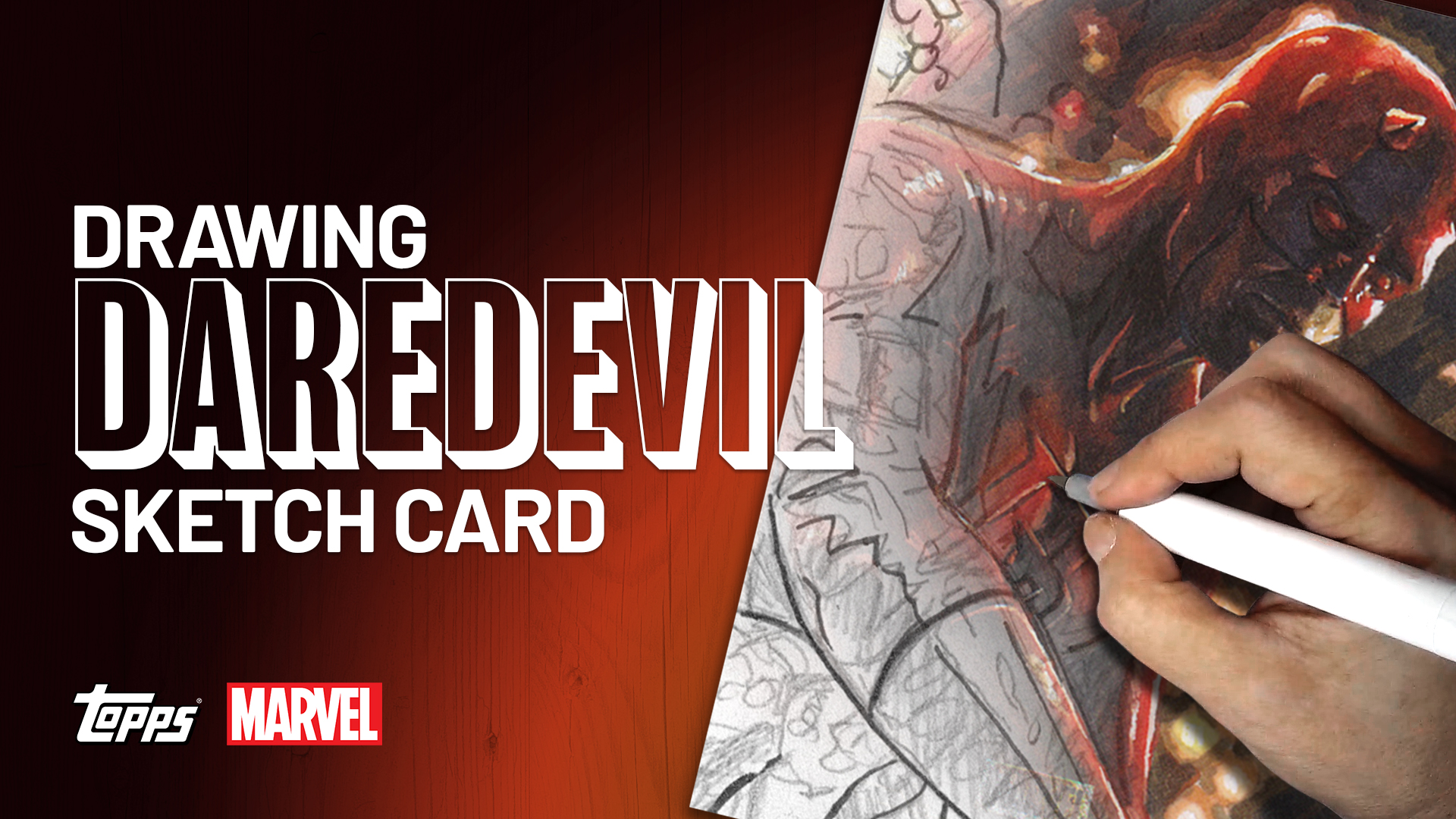 Daredevil sketch card by Duke