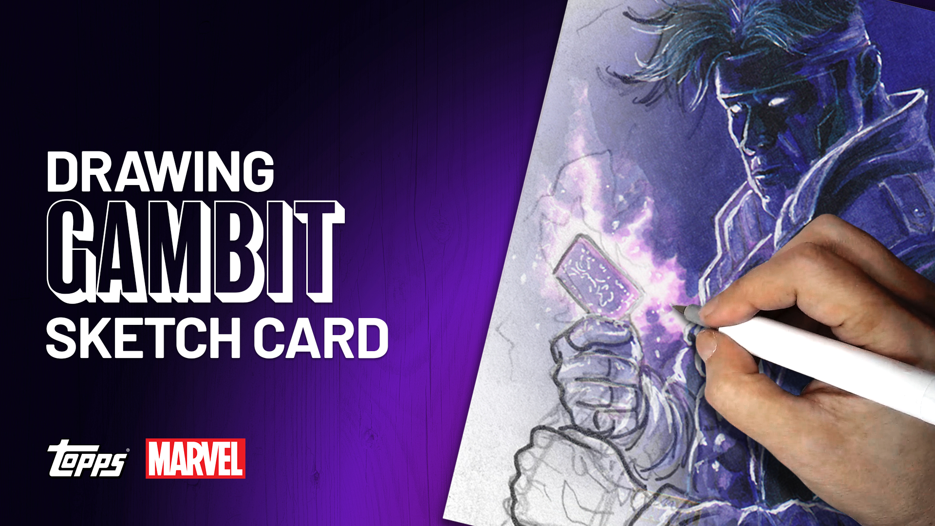 Gambit Sketch Card by Duke