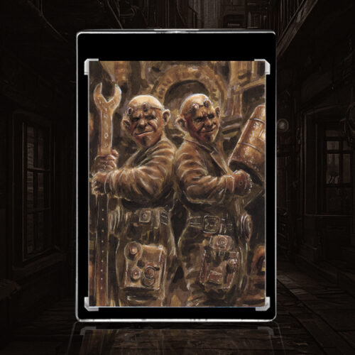 Tweedle Dee & Tweedle Dum Sketch Card by Duke