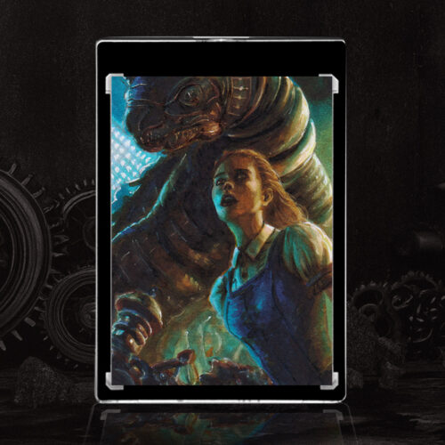 Alice in Wonderland and the Caterpillar Sketch Card by Duke