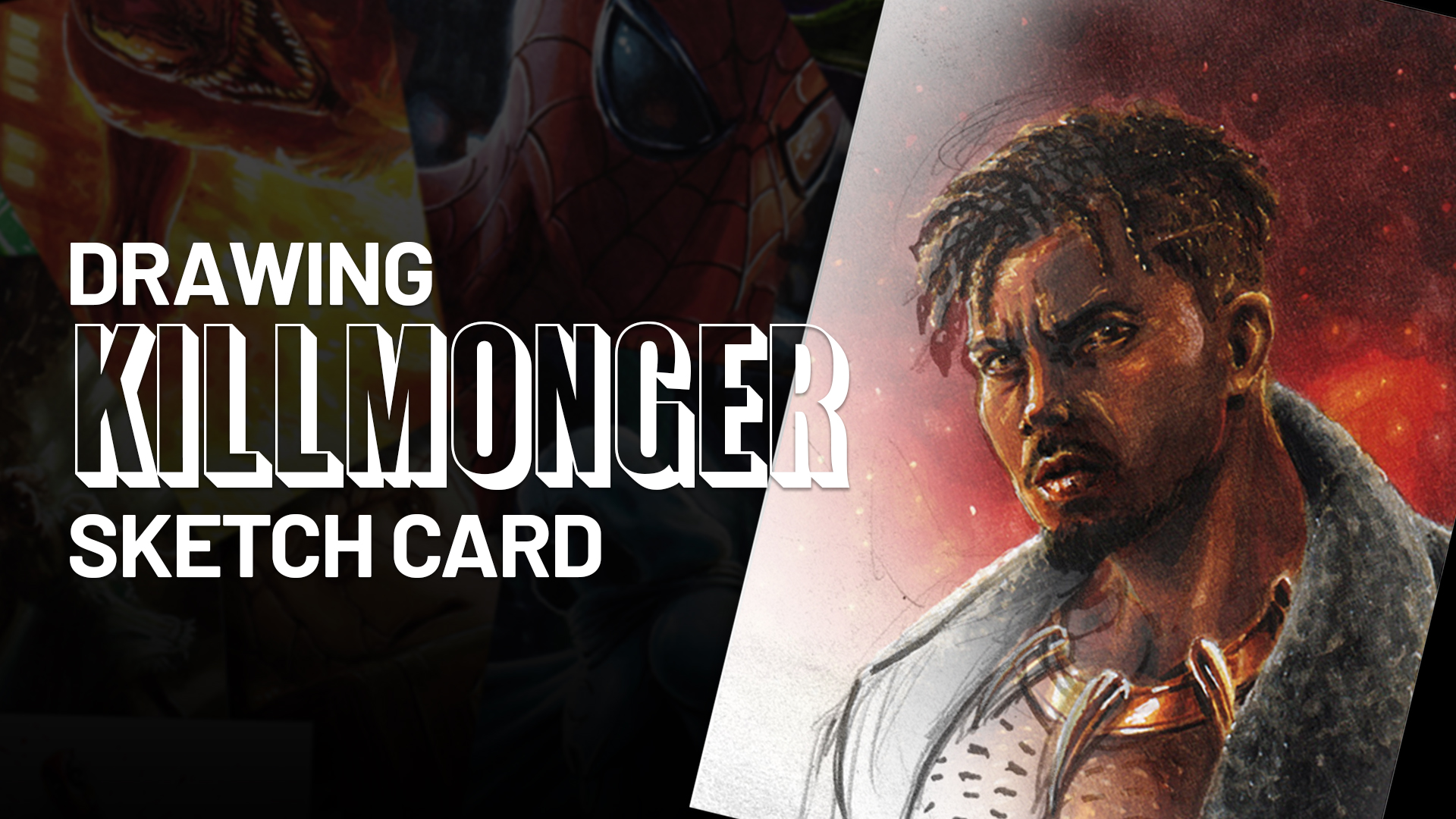 Killmonger Sketch Card by Duke