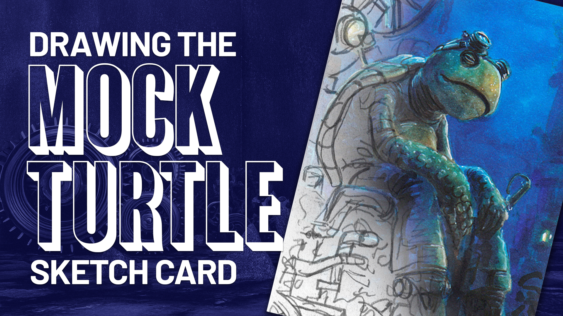 The Mock Turtle Sketch Card sketch card by Duke