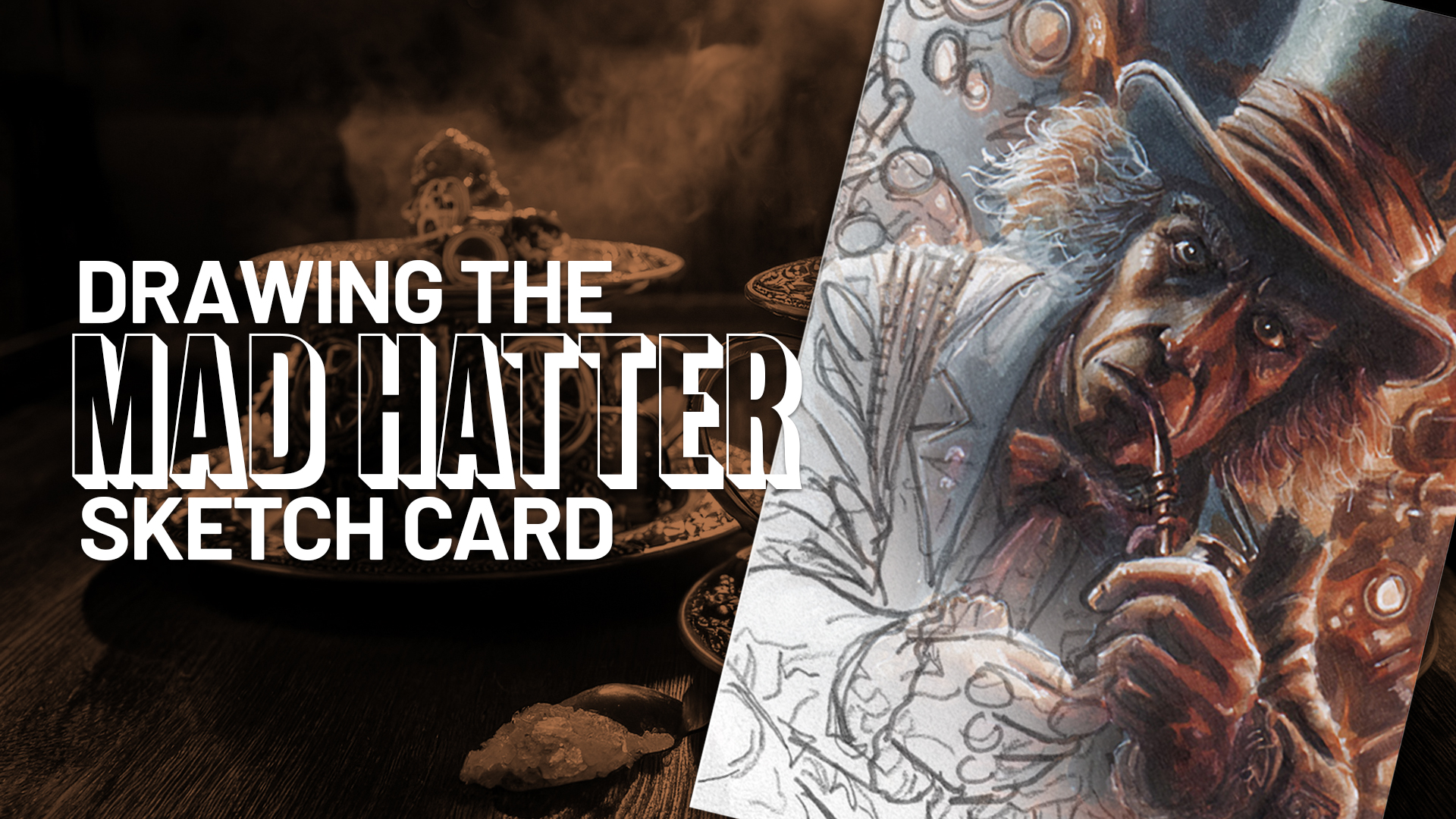 The Mad Hatter Sketch Card by Duke