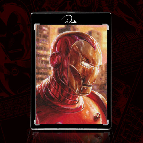 Iron Man Sketch Card by Duke