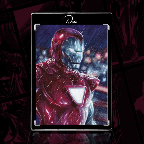 Iron Man Sketch Card by Duke