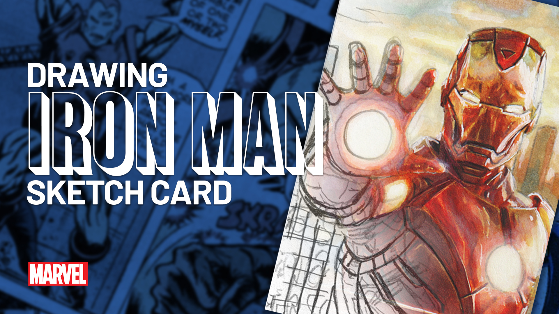Iron Man Sketch Card by Duke