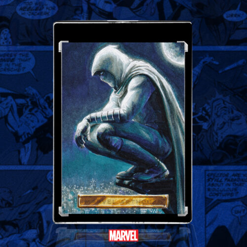Moon Knight Sketch Card by Duke