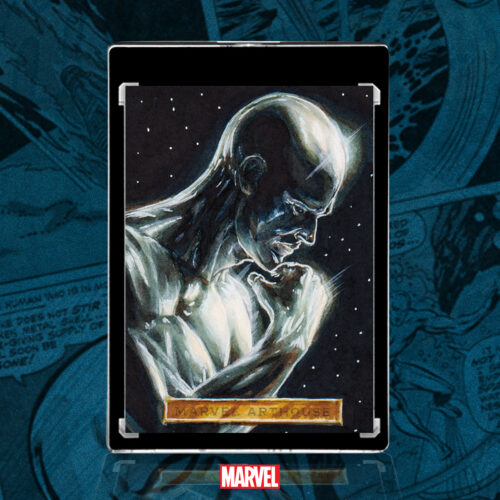 Silver Surfer Sketch Card by Duke