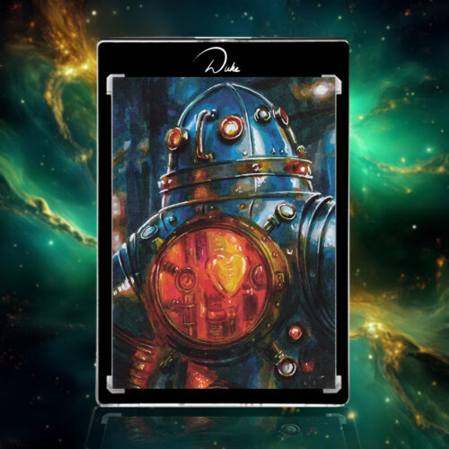 The Tin Man sketch card from Masterpiece cards the Wonderful Wizard of Oz by Duke