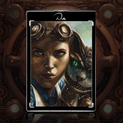 Alice in Wonderland Sketch Card by Duke