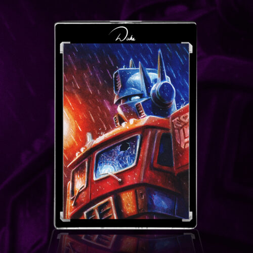 Optimus Prime Sketch Card by Duke