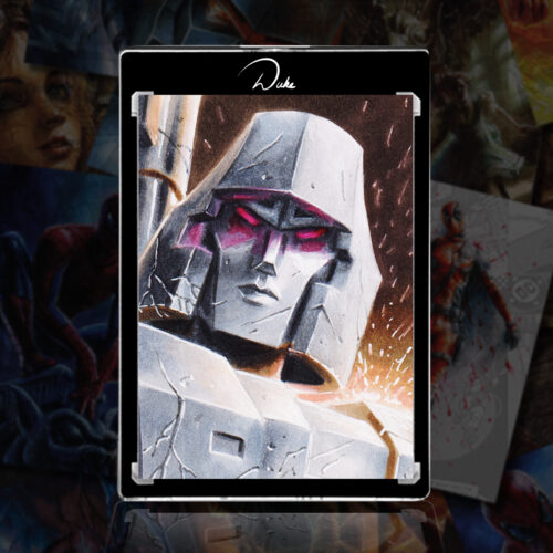 Megatron Sketch Card by Duke