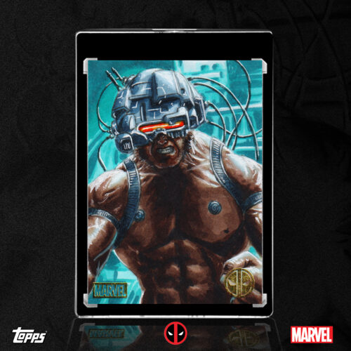 Weapon X Topps Chrome Deadpool Sketch Card by Duke