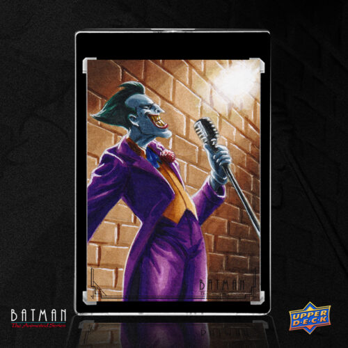 The Joker Upperdeck Batman the Animated Series Sketch Card by Duke