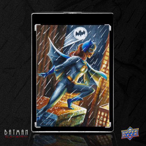 The Batgirl Upperdeck Batman the Animated Series Sketch Card by Duke