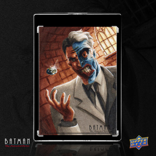 Two-Face Upperdeck Batman the Animated Series Sketch Card by Duke