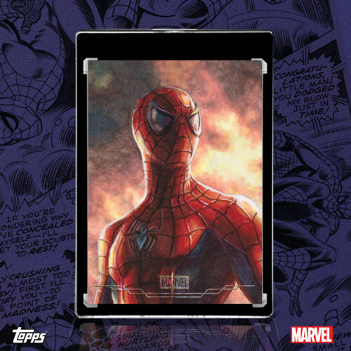 Spider-Man 2026 Topps Brooklyn Collection sketch card by Duke