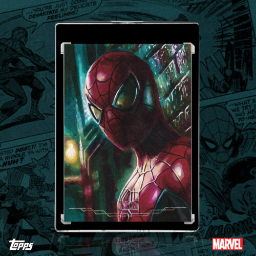 Spider-Man 2026 Topps Brooklyn Collection sketch card by Duke