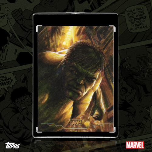 The Hulk 2026 Topps Brooklyn Collection sketch card by Duke