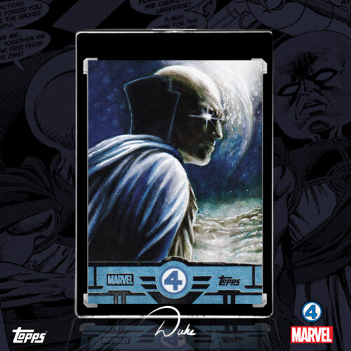 The Watcher 2026 Topps Finest Fantastic Four Sketch Card by Duke