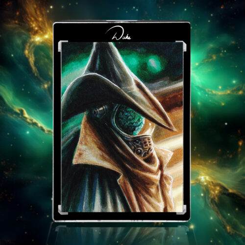 The Scarecrow sketch card from Masterpiece cards the Wonderful Wizard of Oz by Duke