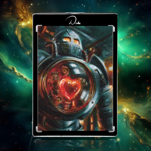 The Tin Man sketch card from Masterpiece cards the Wonderful Wizard of Oz by Duke